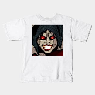 Creepy Lady Kids T-Shirt